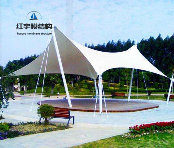 膜結構戶外景觀藝術棚