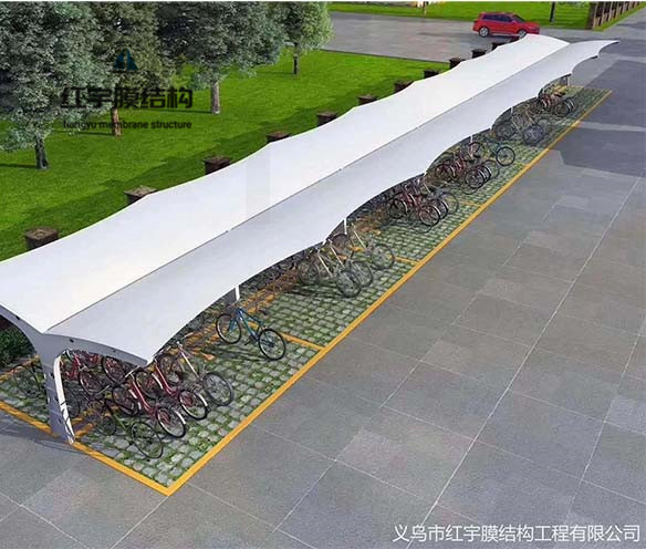 電動自行車棚膜結構