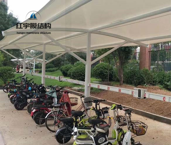 電動自行車棚膜結構