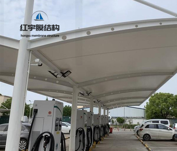 公交車充電樁雨棚