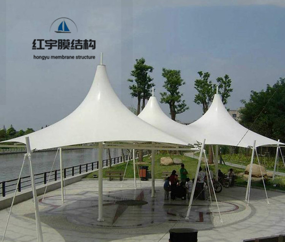 膜結構戶外景觀藝術棚